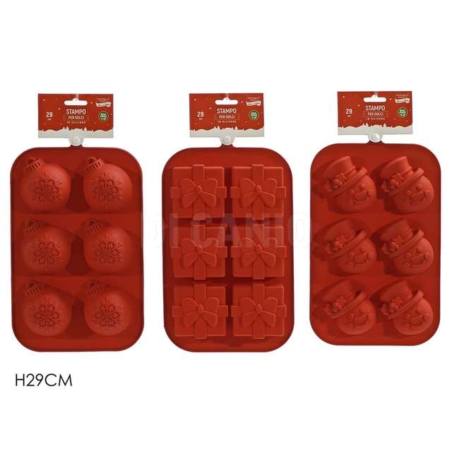 Stampo silicone 6 formine 29cm 3ass - Principale