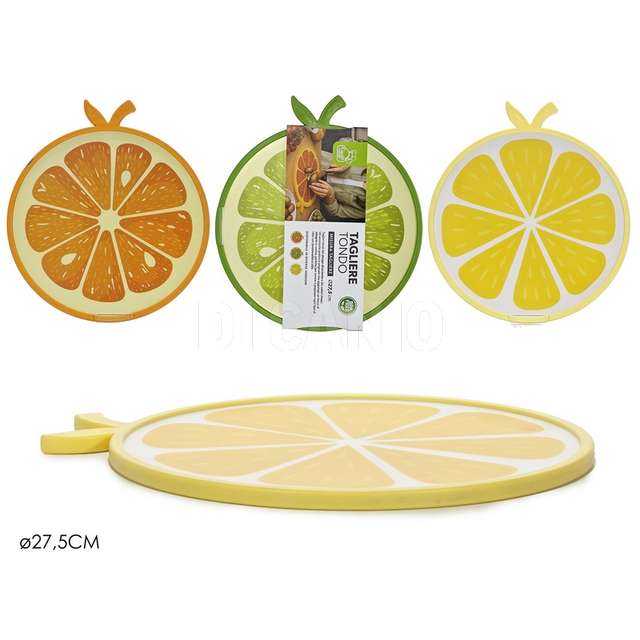 Tagliere tondo dm.27.5cm 3ass - Principale