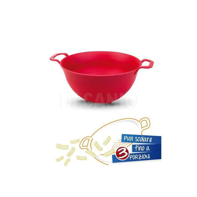 Colapasta d.18 / bianco/rosso/verde acido/tortora - Principale