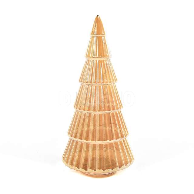 Albero in vetro con luci diam.14xh.29cm - Principale