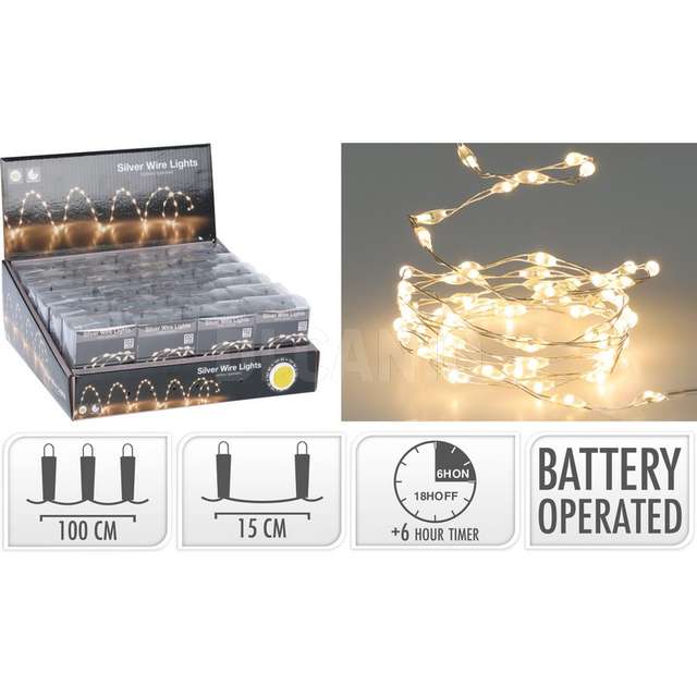 Cavo arg 132led caldo 2m timer - Principale