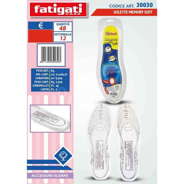 Solette memory soft - Principale