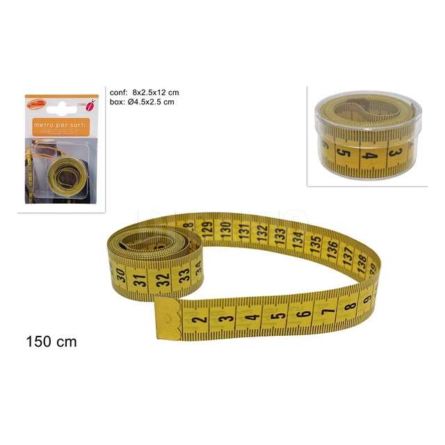 Centimetro sarta giallo in blister - Principale