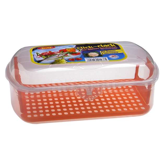 Contenitore clik clak rettangolare + griglia lt.2.5 - Principale
