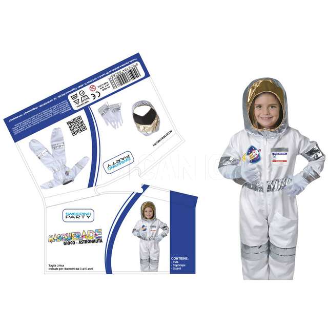 Costume-gioco astronauta 3-6 anni - Principale