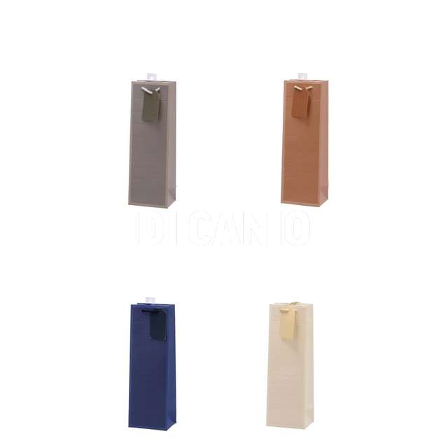 Borsa carta portabottiglia cm.12x9x36 - Principale
