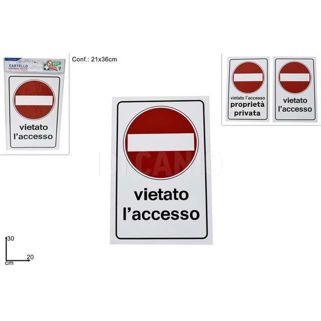 Cartello propieta privata 2 ass. due esse - Principale