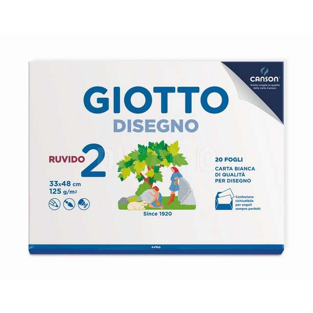 Album disegno 2 33x48 12f 120g ruvido giotto - Principale