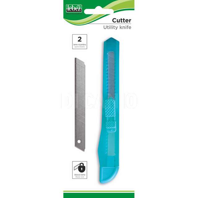 Cutter 9 mm bloccalama blister lebez - Principale