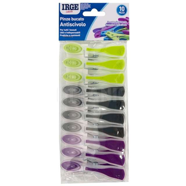 Pinze bucato 10pz styro irege pin2530a - Principale