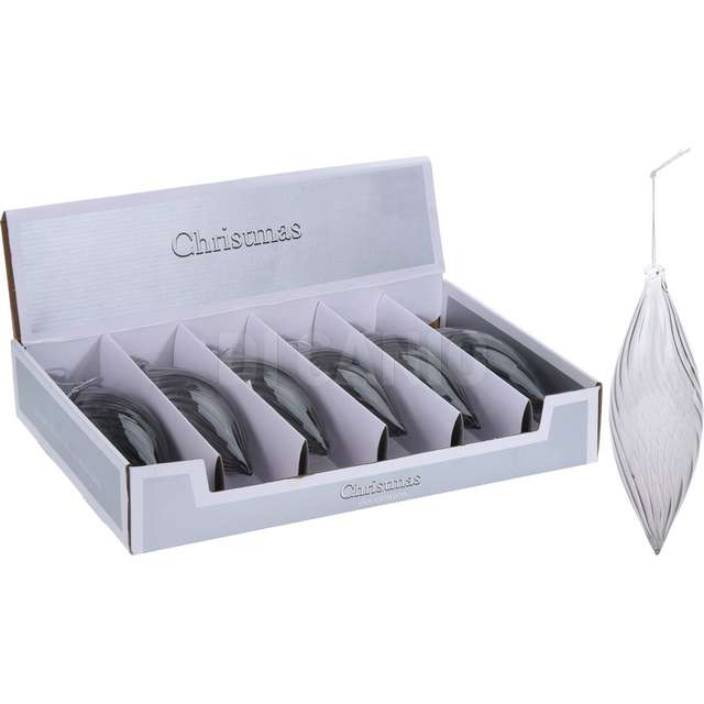 Goccia vetro 21 cm. fume - Principale