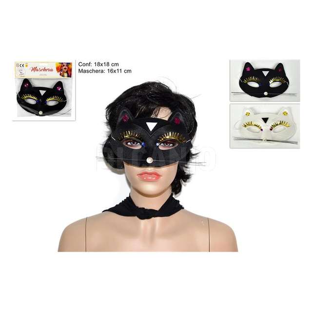Maschera gatto 2 colori - Principale