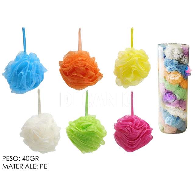 Spugna bagno in tubo pvc 6 assortita - Principale