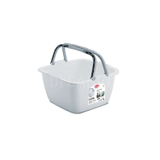 Superbacinella luna quadra cm 40x40 h23 3 colori ass. - Principale