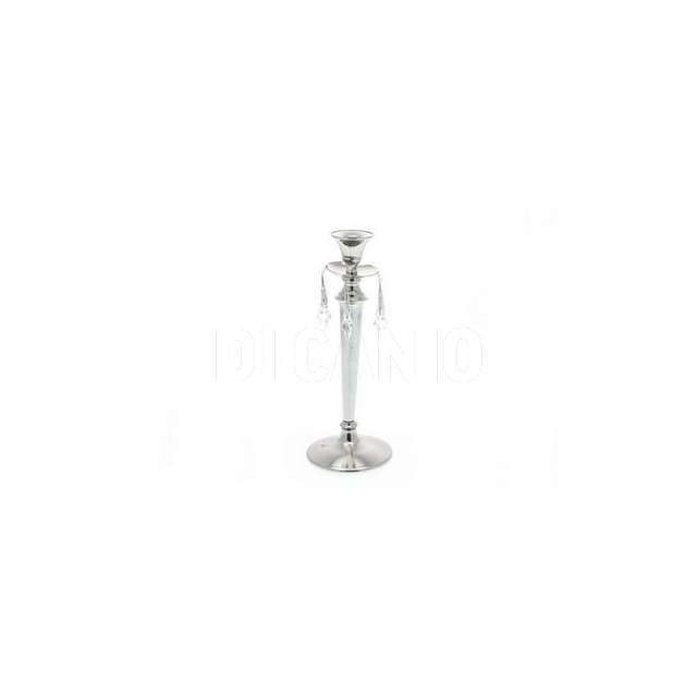 Candeliere 1 posto c/pend. cm.11x11x24 arg. (6) pa - Principale