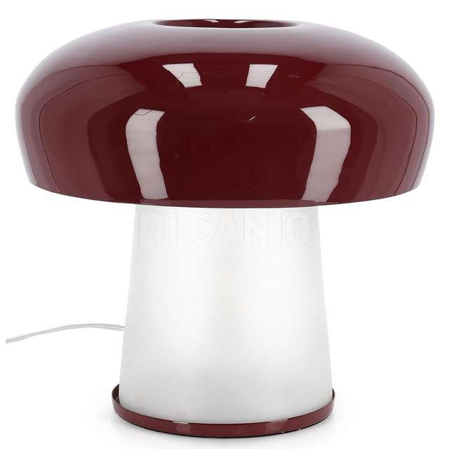 Lampada da tavola clevely rosso h35 in metallo - Principale