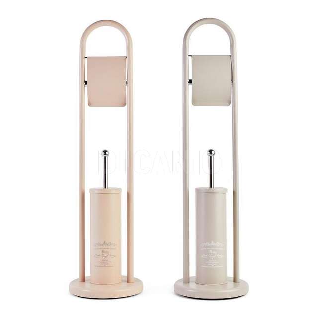 Set scopino e portarotolo savon 22xh.81cm colori ass. in scatola bianca - Principale
