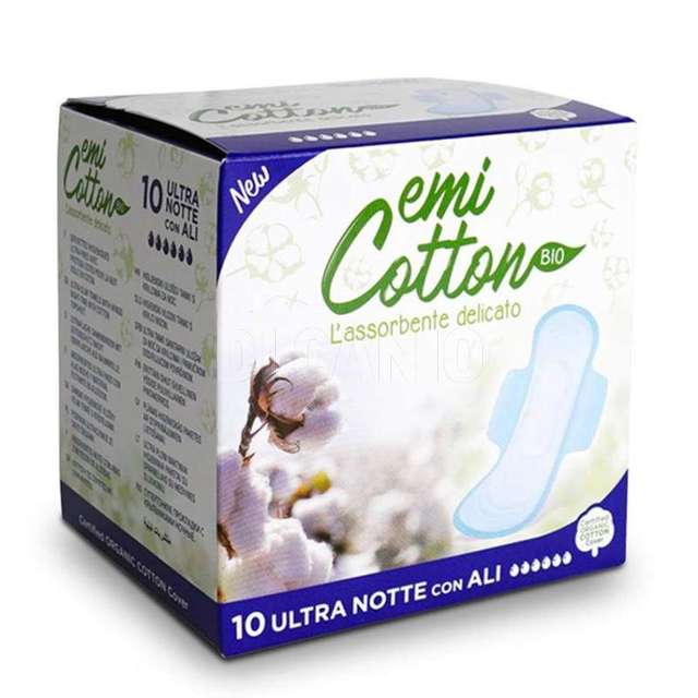 Assorbenti cottone ult. ali emi 10 pz 24s - Principale