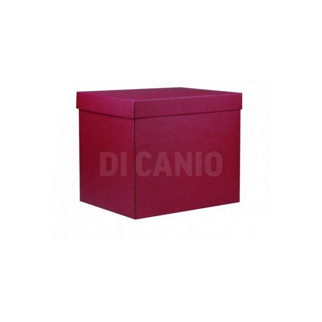 Scatola cartonde fond e coprchio rosso cm.38.5x30x33 - Principale