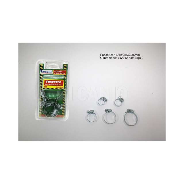 Fascette 5pz in blister mis 35_32_25_19_17_mm 2012415_mi007265_due esse - Principale