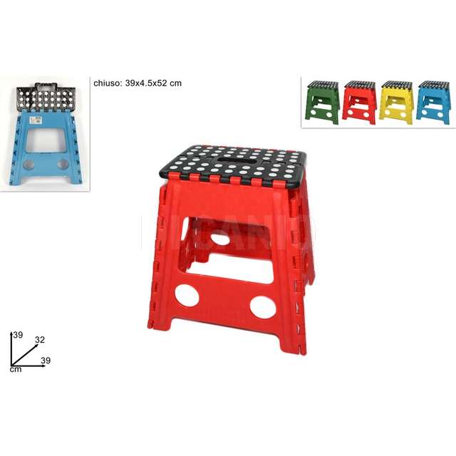 Sgabello alto plastica richiud 4col - Principale