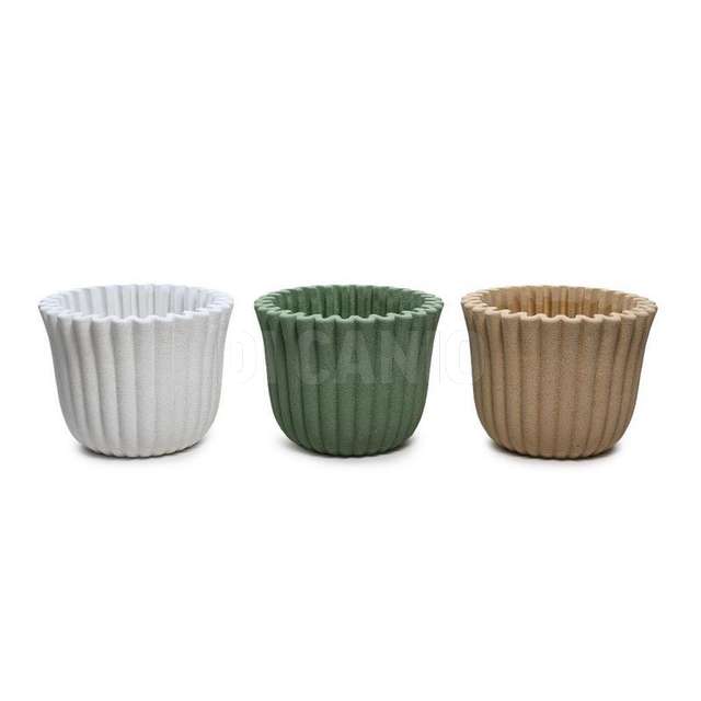 Vaso in cemento d.20xh.15 cm colori ass. - Principale