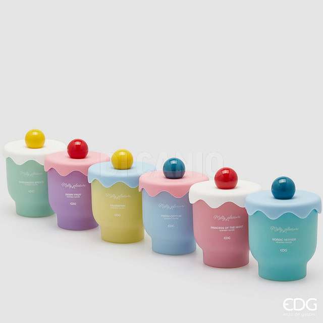 Candela tortina con profumo 6 ass. h.10 d.9 mixed fragrances edg - Principale