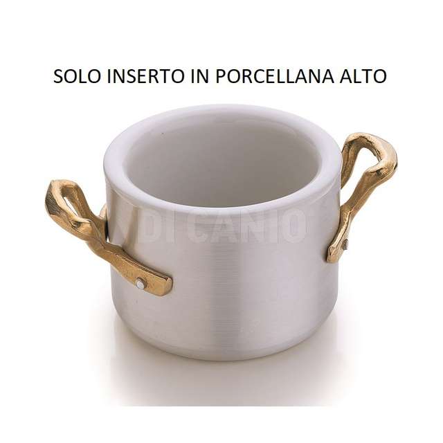Inserto porcellana fasa cm 8,5/11 h6,5 per linea a servire - Principale