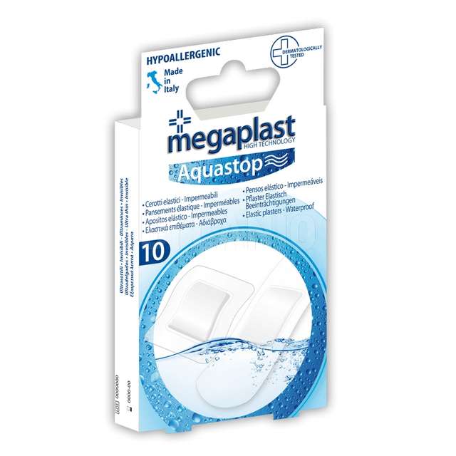 Cerotti aquastop 10 pz due formati impermiabile megaplast - Principale