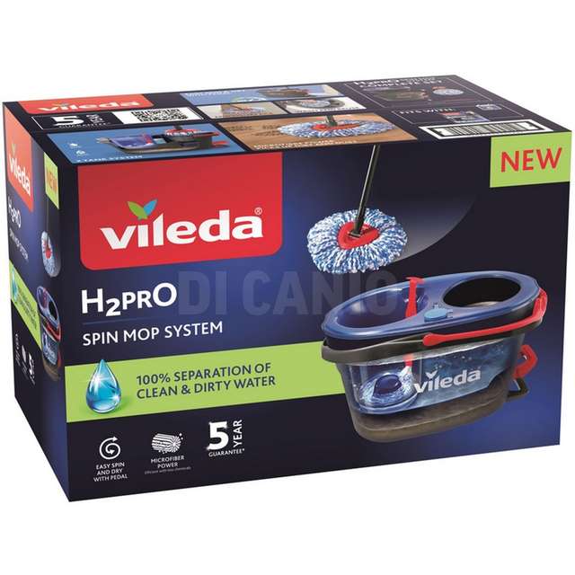 Sistema lavapavimenti h2pro spin vileda - Principale