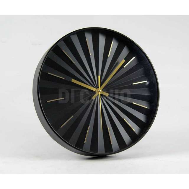 Orologio parete nero dm.30 - Principale