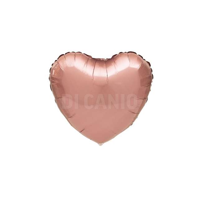 Pallone mylar cuore rosegold dm.45 - Principale