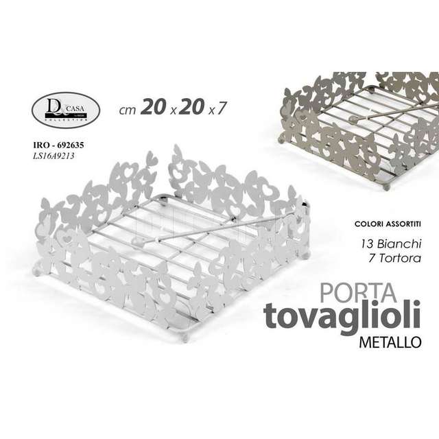 Iro/p.tovaglioli ass 20*20*7cm ls16a9213assortito - Principale