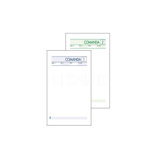 Blocco commanda per ristorante 3 copie 10x16.5 bm - Principale