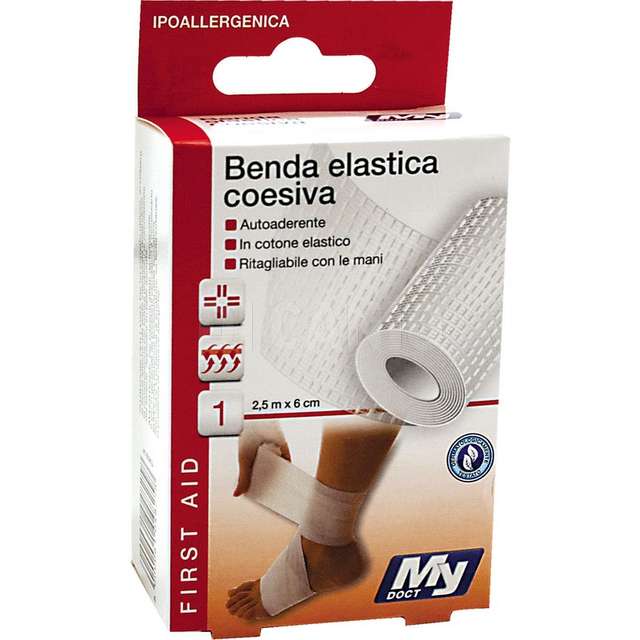 Benda elastica coesiva 2.5mx6cm briantina - Principale