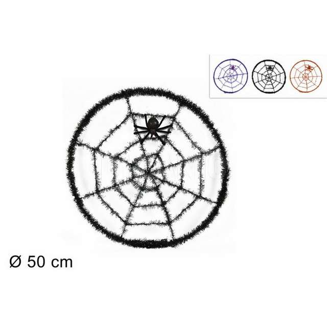 Decorazione ragnatela c_ragno cm 50 3col due esse mi004811 - Principale