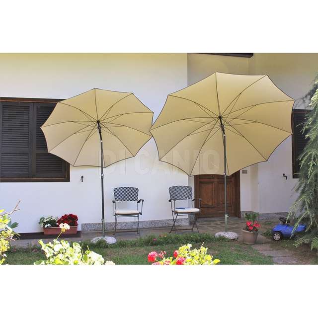 Ombrellone border dralon 27/30 sable 100/10 ecru poliestere polyma - Principale
