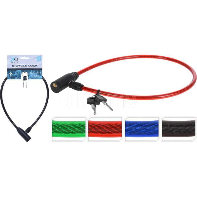 Lucchetto bicicletta 65cm 4ass - Principale