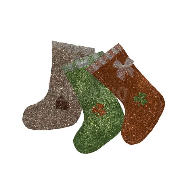 Scaroponcini glitter con appendino assortito - Principale