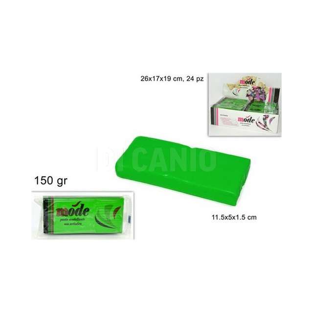 Pasta modellante 150gr verde due esse. - Principale