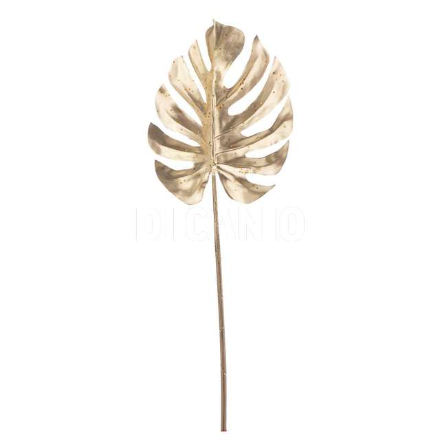 Foglia stephany filodendro oro h70cm fil di ferro polietilene 27x70h - Principale