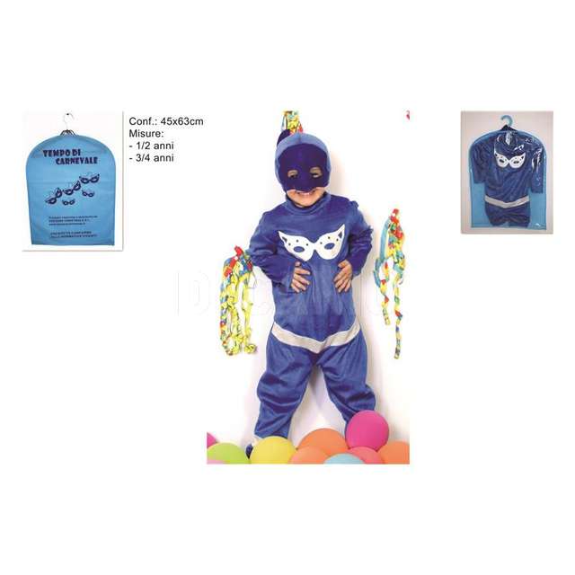 Vestito personaggio blu 2 misure - Principale