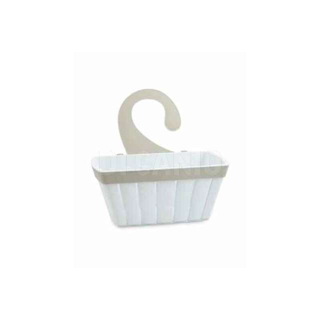Cestello bagno linea doga biancocm 27,5 x 13,3 x 26 h - Principale