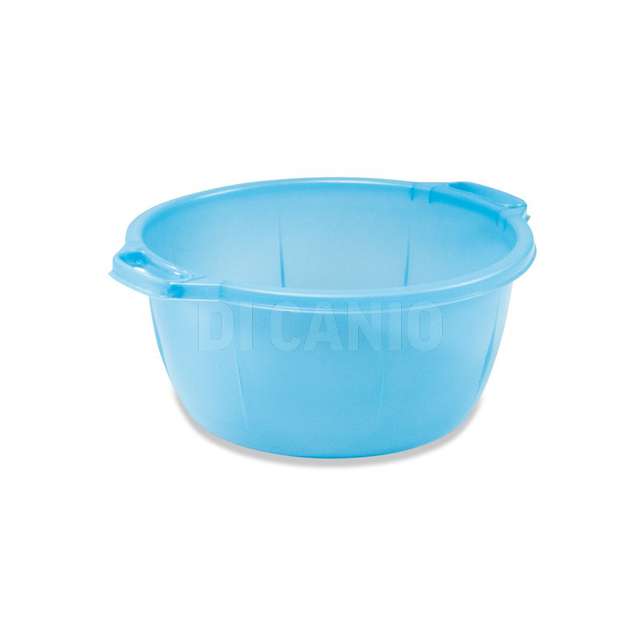 Bagno bombato cm.35x40x17 lt,11 azzurropolipropilene plastime - Principale