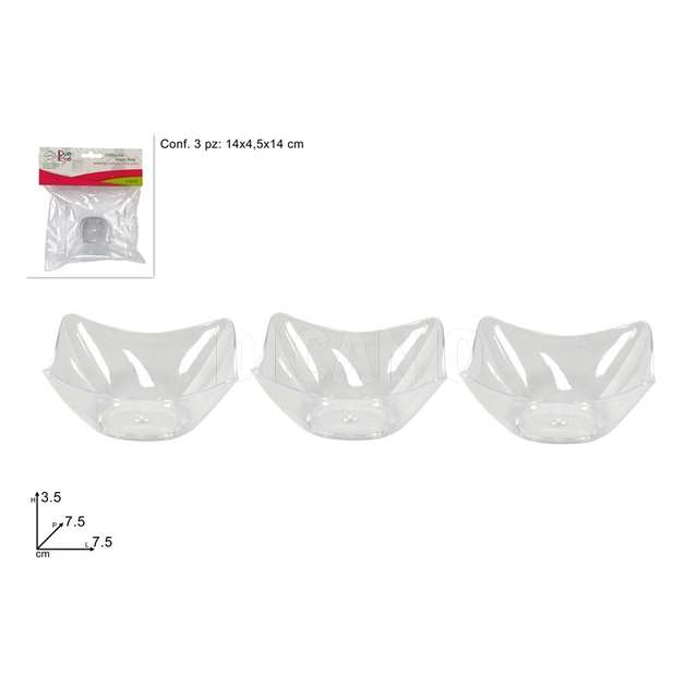 Coppetta plastica 3pz - Principale