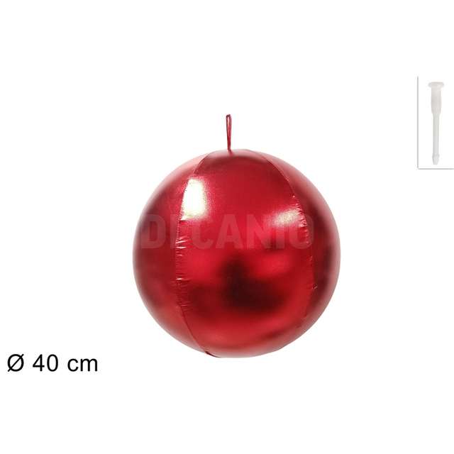 Palla gonfiabile rosso diam 40 cm. - Principale