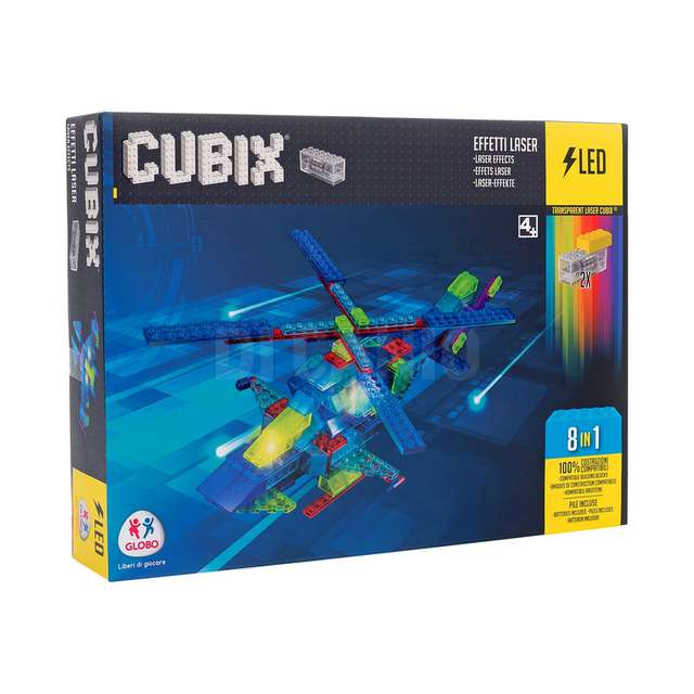 Costruzioni c/luci aereo 153pz trasparen b/o 8in1 - Principale