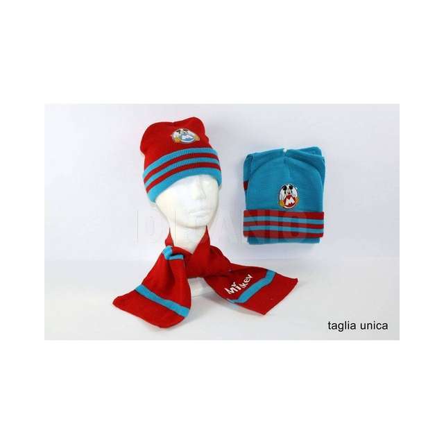 Set bimbi sciarpa e cappello mickey (8_48) due esse. - Principale