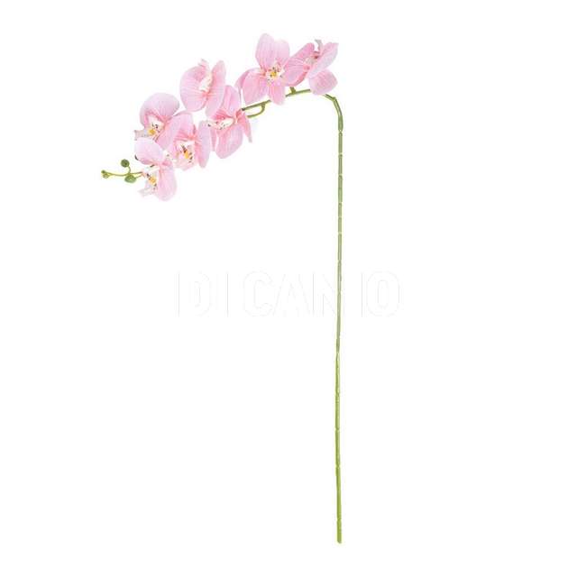 Orchidea 7 fiori rosa in eva plastica e metallo h.96 cm - Principale