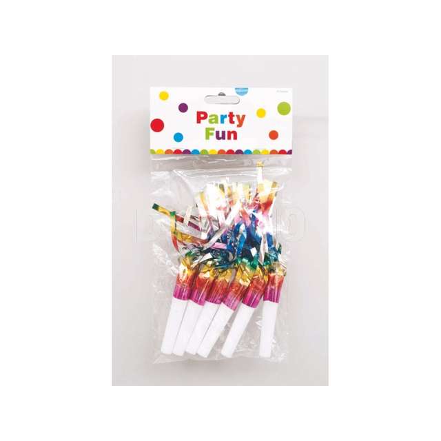 Set 6 trombette pvc cm.18 multicolor - Principale